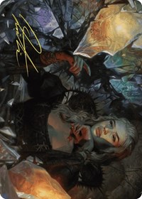 Prophetic Prism Art Card (Gold-Stamped Signature), Art Series: Wilds of Eldraine