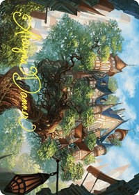 Edgewall Inn Art Card (Gold-Stamped Signature), Art Series: Wilds of Eldraine