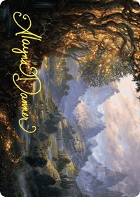 Evolving Wilds Art Card (Gold-Stamped Signature), Art Series: Wilds of Eldraine
