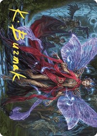 Tegwyll, Duke of Splendor Art Card (Gold-Stamped Signature), Art Series: Wilds of Eldraine