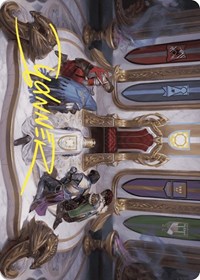 Throne of Eldraine Art Card (Gold-Stamped Signature), Art Series: Wilds of Eldraine