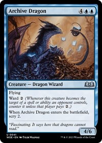 Archive Dragon, Wilds of Eldraine