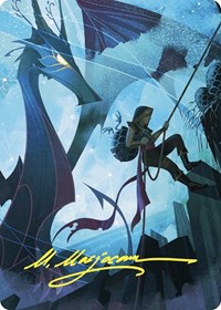 Hatching Plans Art Card (Gold-Stamped Signature), Art Series: Wilds of Eldraine