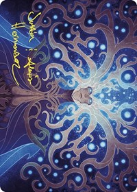 Omniscience Art Card (Gold-Stamped Signature), Art Series: Wilds of Eldraine