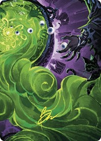 Waste Not Art Card (Gold-Stamped Signature), Art Series: Wilds of Eldraine