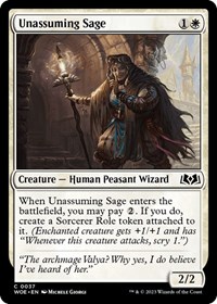 Unassuming Sage, Wilds of Eldraine