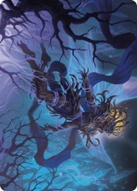 Sleep-Cursed Faerie Art Card, Art Series: Wilds of Eldraine