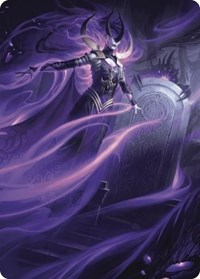 Ashiok, Wicked Manipulator Art Card (10/81), Art Series: Wilds of Eldraine