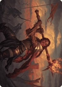 Imodane, the Pyrohammer Art Card, Art Series: Wilds of Eldraine