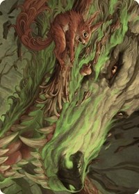 Leaping Ambush Art Card, Art Series: Wilds of Eldraine