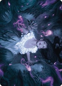Neva, Stalked by Nightmares Art Card, Art Series: Wilds of Eldraine