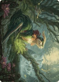 Elusive Otter Art Card, Art Series: Wilds of Eldraine