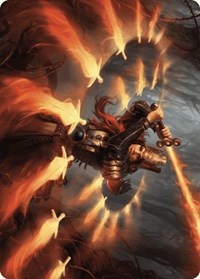 Heartflame Duelist Art Card, Art Series: Wilds of Eldraine