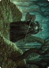 Mosswood Dreadknight Art Card, Art Series: Wilds of Eldraine