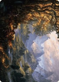 Evolving Wilds Art Card, Art Series: Wilds of Eldraine