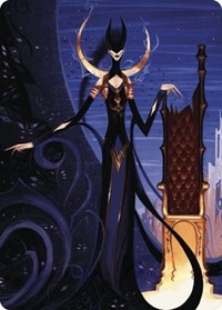 Ashiok, Wicked Manipulator Art Card (57/81), Art Series: Wilds of Eldraine