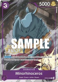 Minorhinoceros (Offline Regional 2023) [Winner]