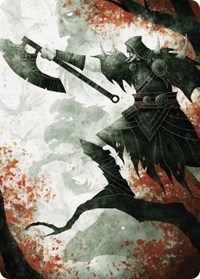 Garruk's Uprising Art Card, Art Series: Wilds of Eldraine