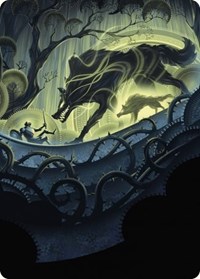 Unnatural Growth Art Card, Art Series: Wilds of Eldraine