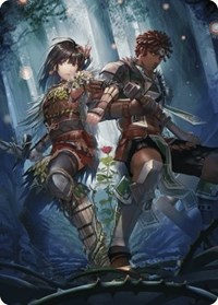 Defense of the Heart Art Card, Art Series: Wilds of Eldraine
