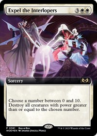 Expel the Interlopers, Buy-A-Box Promos