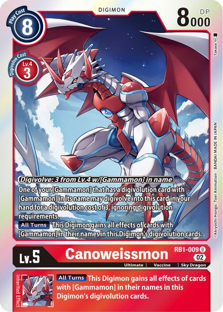 Canoweissmon, Foil, front