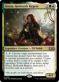Yenna, Redtooth Regent, Promo Pack: Wilds of Eldraine