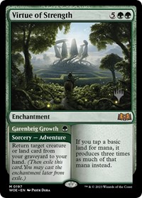 Virtue of Strength, Promo Pack: Wilds of Eldraine