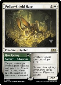 Pollen-Shield Hare, Promo Pack: Wilds of Eldraine