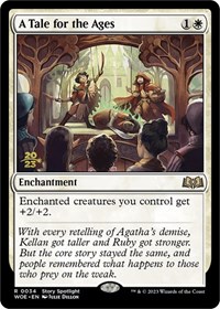 A Tale for the Ages, Prerelease Cards