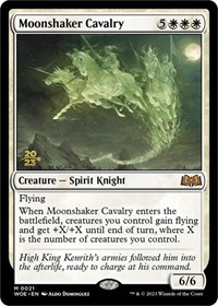 Moonshaker Cavalry, Prerelease Cards