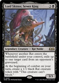 Lord Skitter, Sewer King, Prerelease Cards
