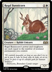 Regal Bunnicorn, Prerelease Cards