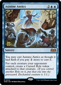 Asinine Antics, Prerelease Cards