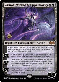 Ashiok, Wicked Manipulator, Prerelease Cards
