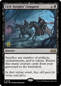 Lich-Knights' Conquest, Prerelease Cards