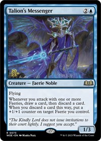 Talion's Messenger, Prerelease Cards
