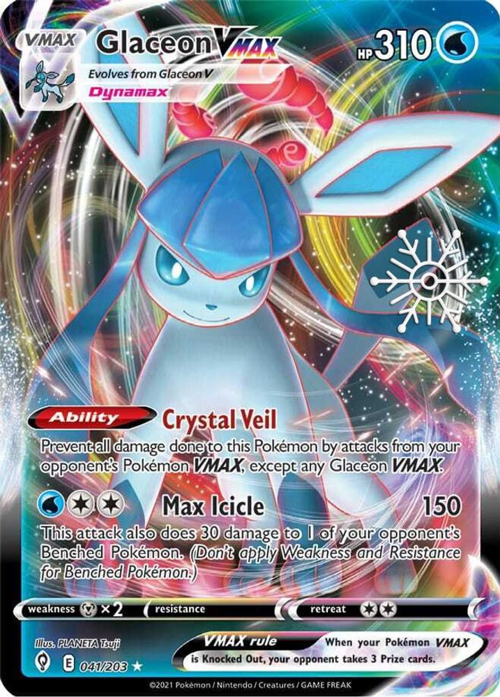 Glaceon VMAX - 041/203 (Holiday Calendar)