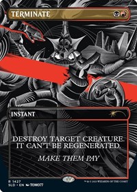 Terminate, Secret Lair Drop Series