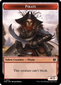 Pirate // Human Double-Sided Token