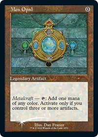 Mox Opal (Retro Frame) (Foil Etched), Secret Lair Drop Series