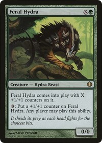 Feral Hydra (Magic Player Rewards 2009), Oversize Cards