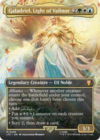 Galadriel, Light of Valinor (Borderless), Commander: The Lord of the Rings: Tales of Middle-earth