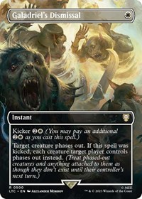 Galadriel's Dismissal (Borderless), Commander: The Lord of the Rings: Tales of Middle-earth