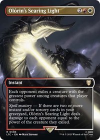 Olorin's Searing Light (Borderless), Commander: The Lord of the Rings: Tales of Middle-earth