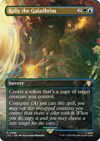 Rally the Galadhrim (Borderless), Commander: The Lord of the Rings: Tales of Middle-earth