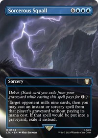 Sorcerous Squall (Borderless), Commander: The Lord of the Rings: Tales of Middle-earth