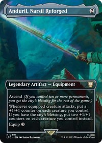 Anduril, Narsil Reforged (Borderless), Commander: The Lord of the Rings: Tales of Middle-earth