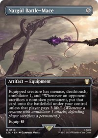 Nazgul Battle-Mace (Borderless), Commander: The Lord of the Rings: Tales of Middle-earth