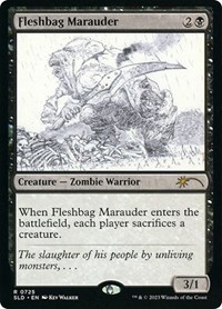 Fleshbag Marauder (00725) (Sketch Showcase), Secret Lair Drop Series